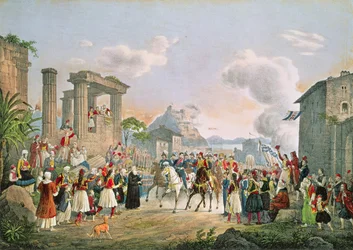 Einzug von Otto von Bayern in Nauplia, 6. Februar 1833